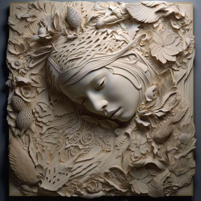 نموذج ثلاثي الأبعاد لآلة CNC 3D Art 